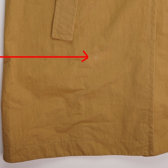 MADEWELL Size XS The Signature Trench Coat in Dark Khaki $218 NM514 - Picture 7 of 9